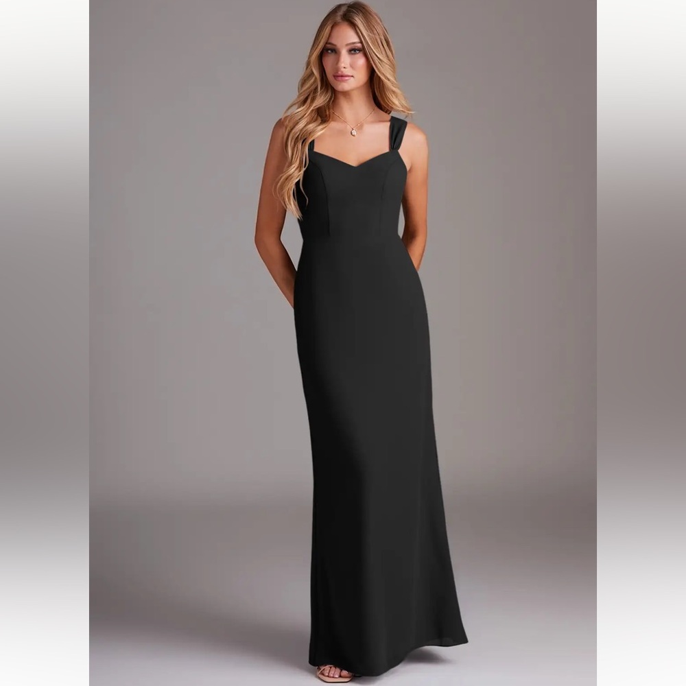 NWT Azazie Black Denice Dress